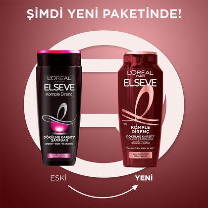 Elseve Komple Direnç Saç Dökülmesi Karşıtı Şampuan