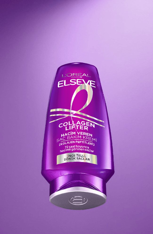 Elseve Collagen Lifter kolajen peptit içeren hacim veren saç bakım kremi 250 ml