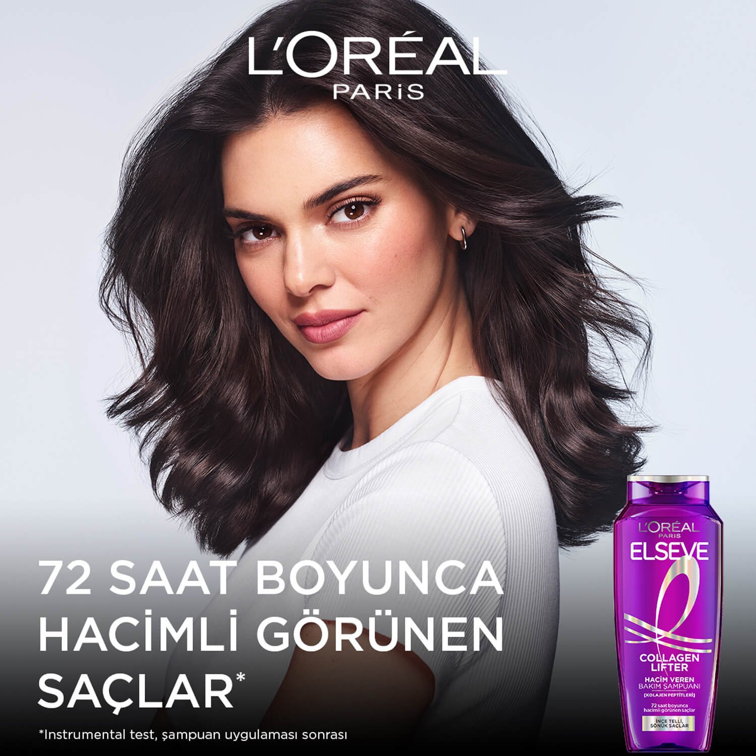 L'Oréal Paris Elseve Collagen Lifter şampuan - 72 saat boyunca hacimli görünen saçlar sağlayan kolajen peptitli formül