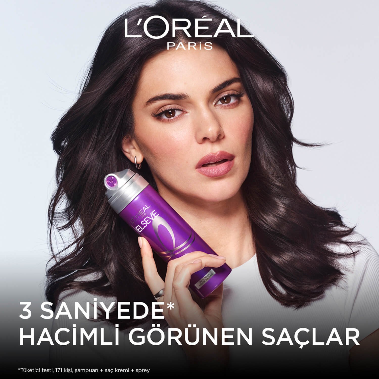 L'Oréal Paris Elseve Big Hair Day yenileyici hacim spreyi - 3 saniyede hacimli görünen saçlar sağlayan formül