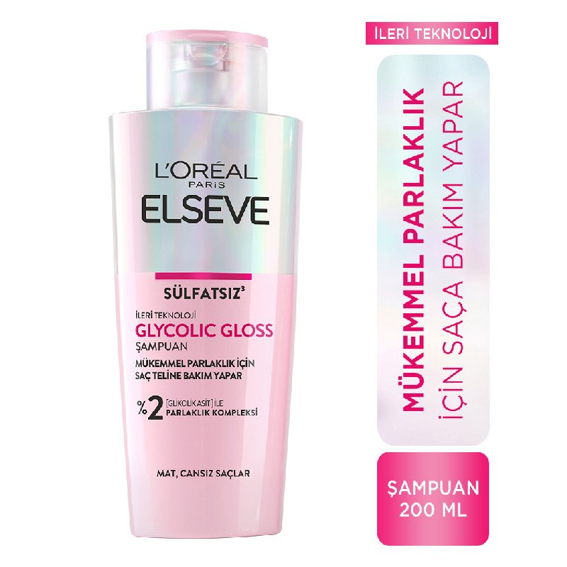 Elseve Glycolic Gloss Şampuan