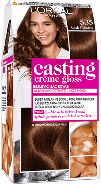 casting creme gloss saç boyası 535 çikolata