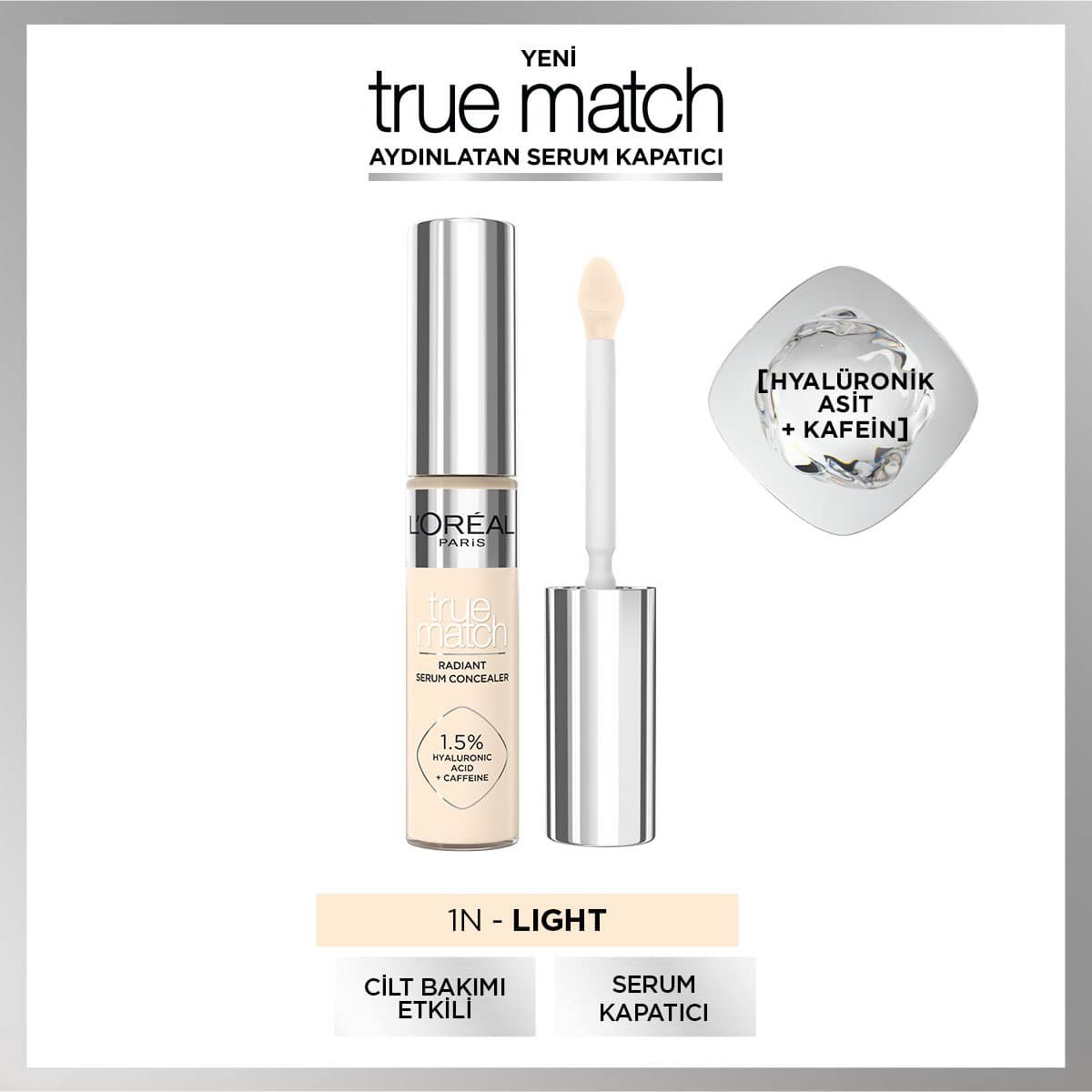 Loreal Paris True Match Serum Kapatıcı 1N Light