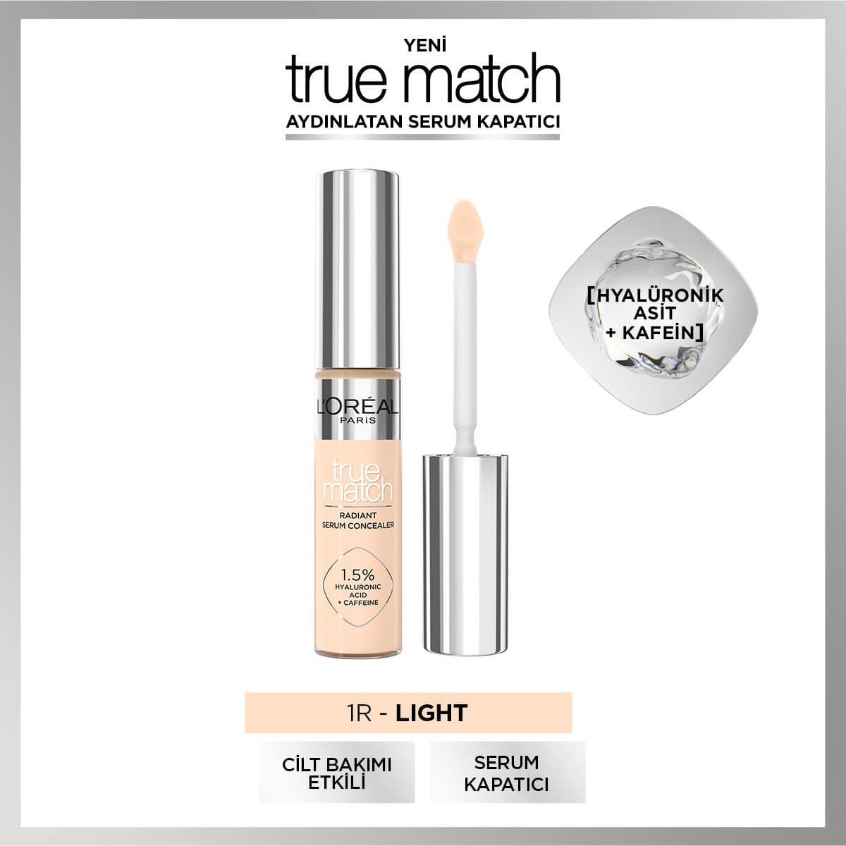 Loreal Paris True Match Serum Kapatıcı 1R Light