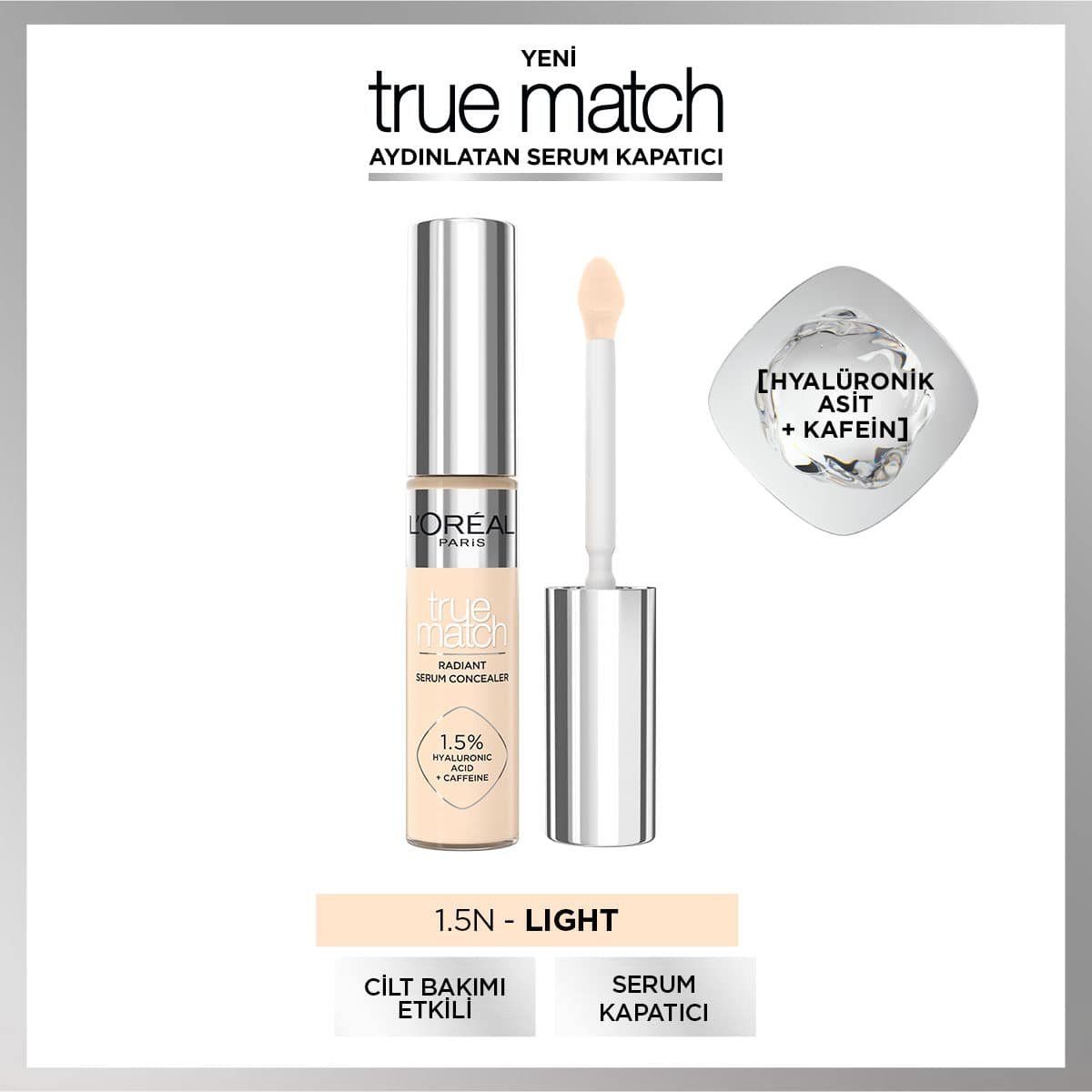 Loreal Paris True Match Serum Kapatıcı 1.5N Light