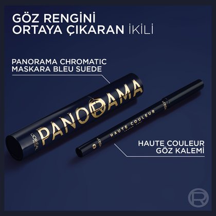 L'Oréal Paris Panorama Chromatic Maskara Blue Suede GÖZ MAKYAJI | L ...
