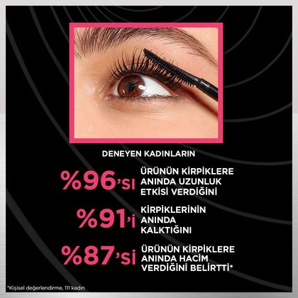 Anında Uzun Kirpikleri için Loreal Telescopic Lift Maskara