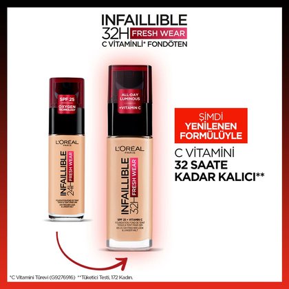 Infaillible Golden Beige Fondöten