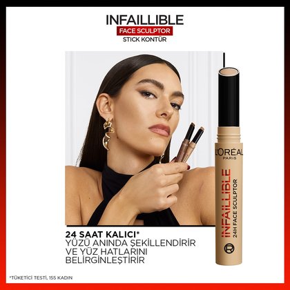 Infaillible Face Sculpt Stick Kontur Medium 2