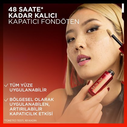 Skin Ink Uzun Süre Kalıcı Kapatıcı Fondöten