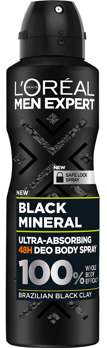 Men Expert Erkek Vucut Bakimi Black Mineral L Oreal Paris