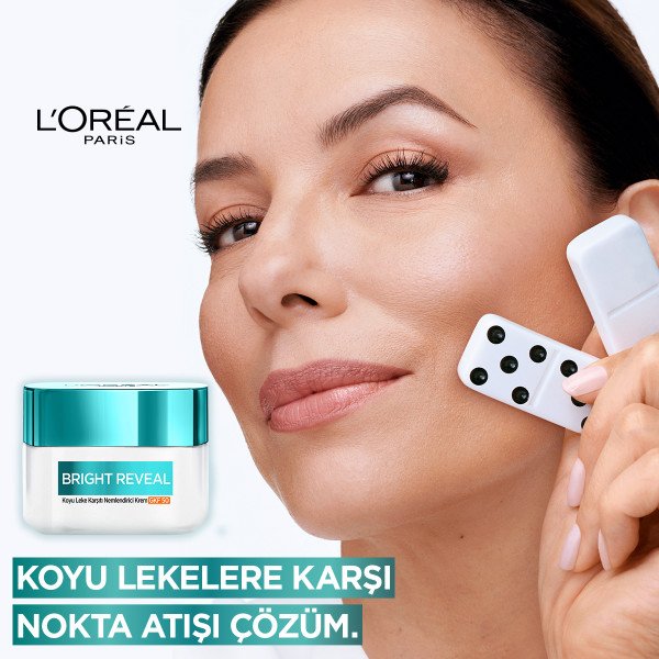 loreal paris bright reveal leke karşıtı nemlendirici krem spf50