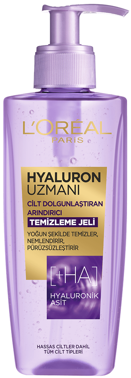 loreal paris hyaluron uzmanı dolgunlaştırıcı temizleme jeli