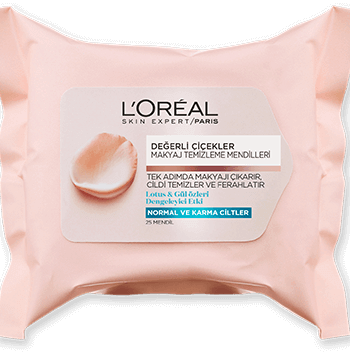 Degerli Cicekler Yuz Temizleme Normal Ve Karma Ciltler Icin Makyaj Temizleme Mendilleri L Oreal Paris