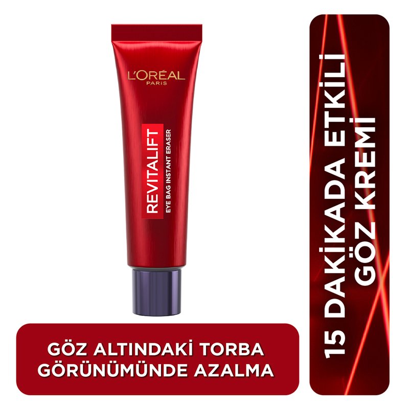 revitalift lazer eyebag instant eraser göz altı kremi