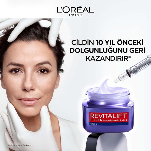 loreal paris revitalift filler dolgunlaştırıcı gece kremi